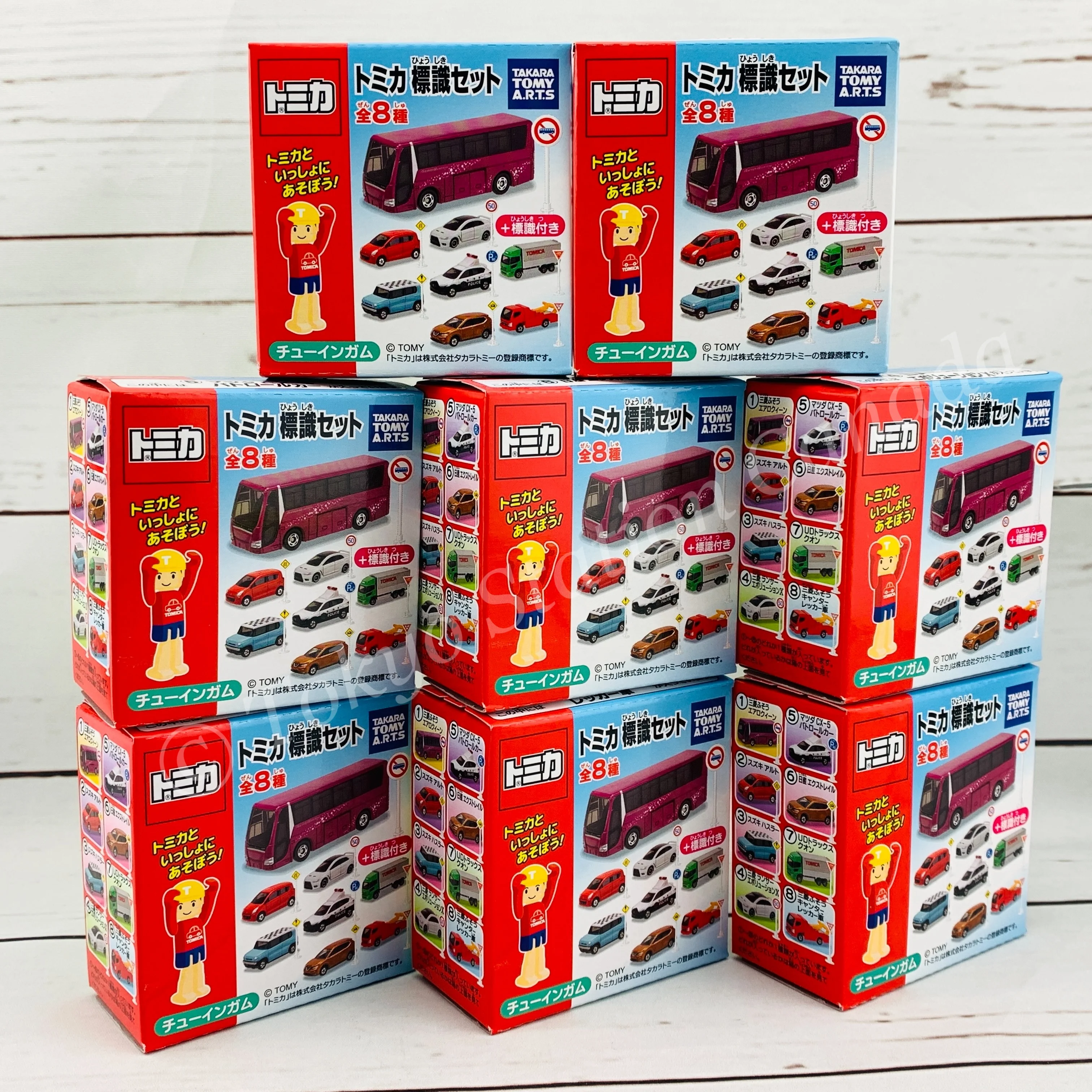 TOMICA Sign Set Complete set of 8 (4904790107191) - Image 2