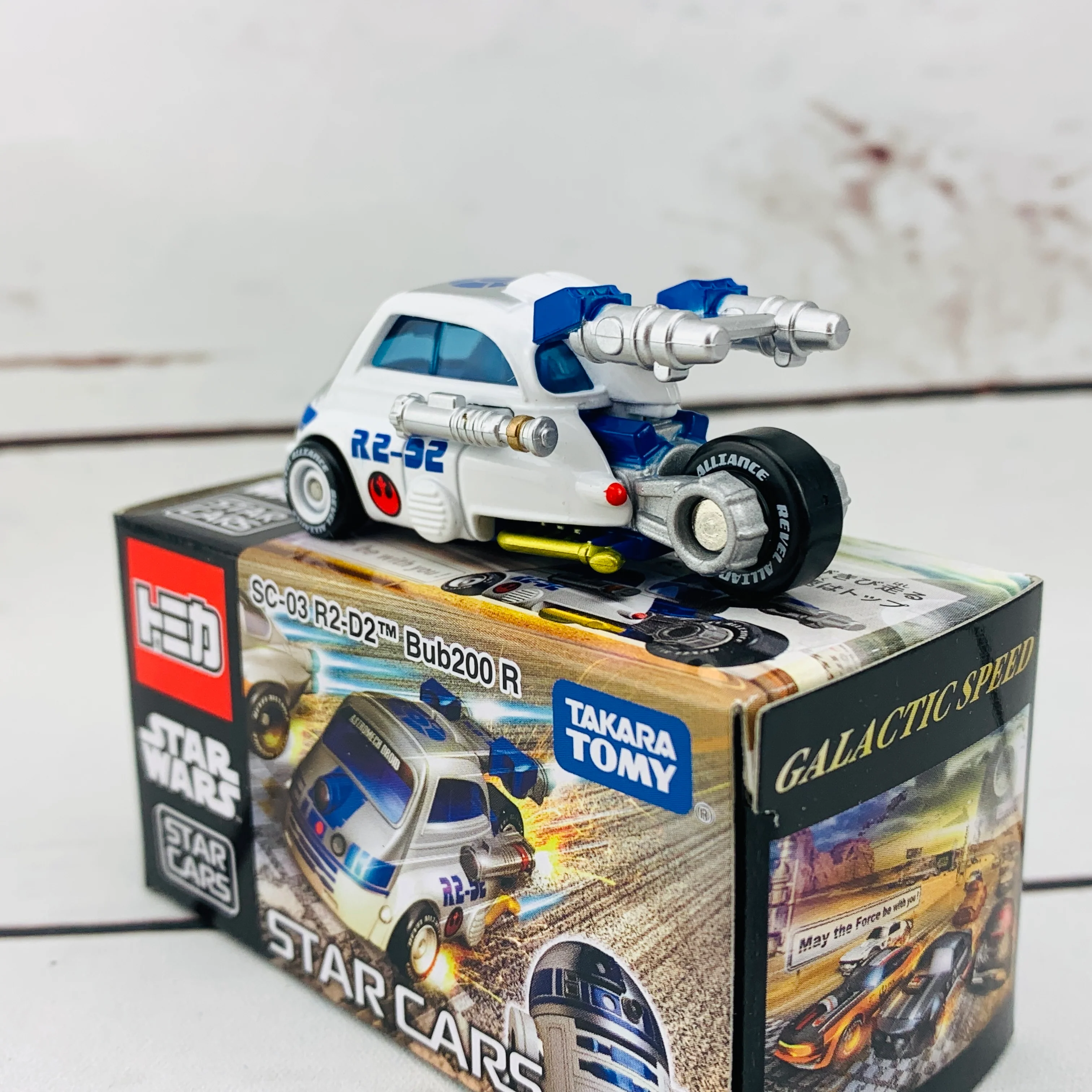 TOMICA STAR WARS STAR CARS SC-03 R2-D2 Bub200 R - Image 3