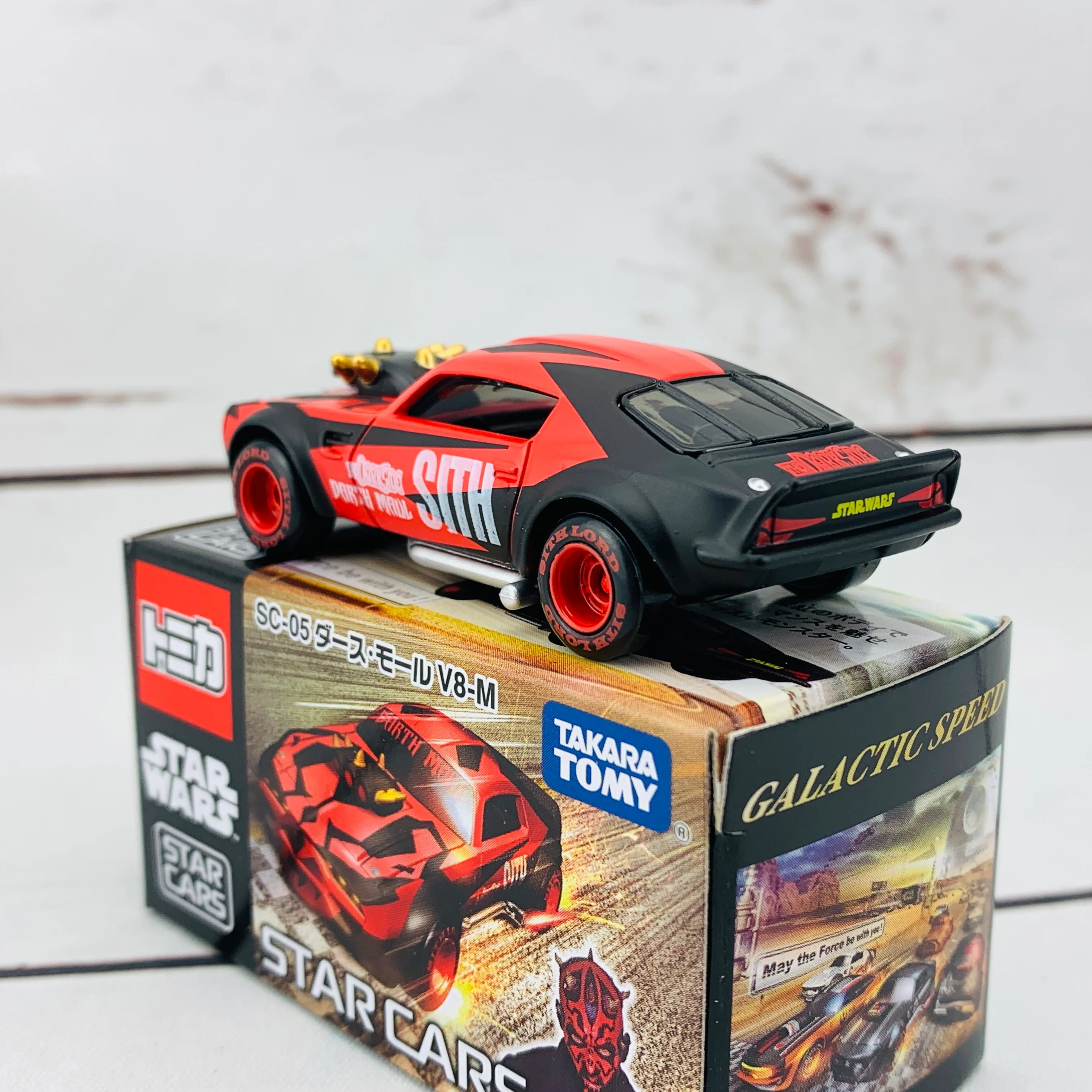 TOMICA STAR WARS STAR CARS SC-05 Darth Maul V8-M - Image 3