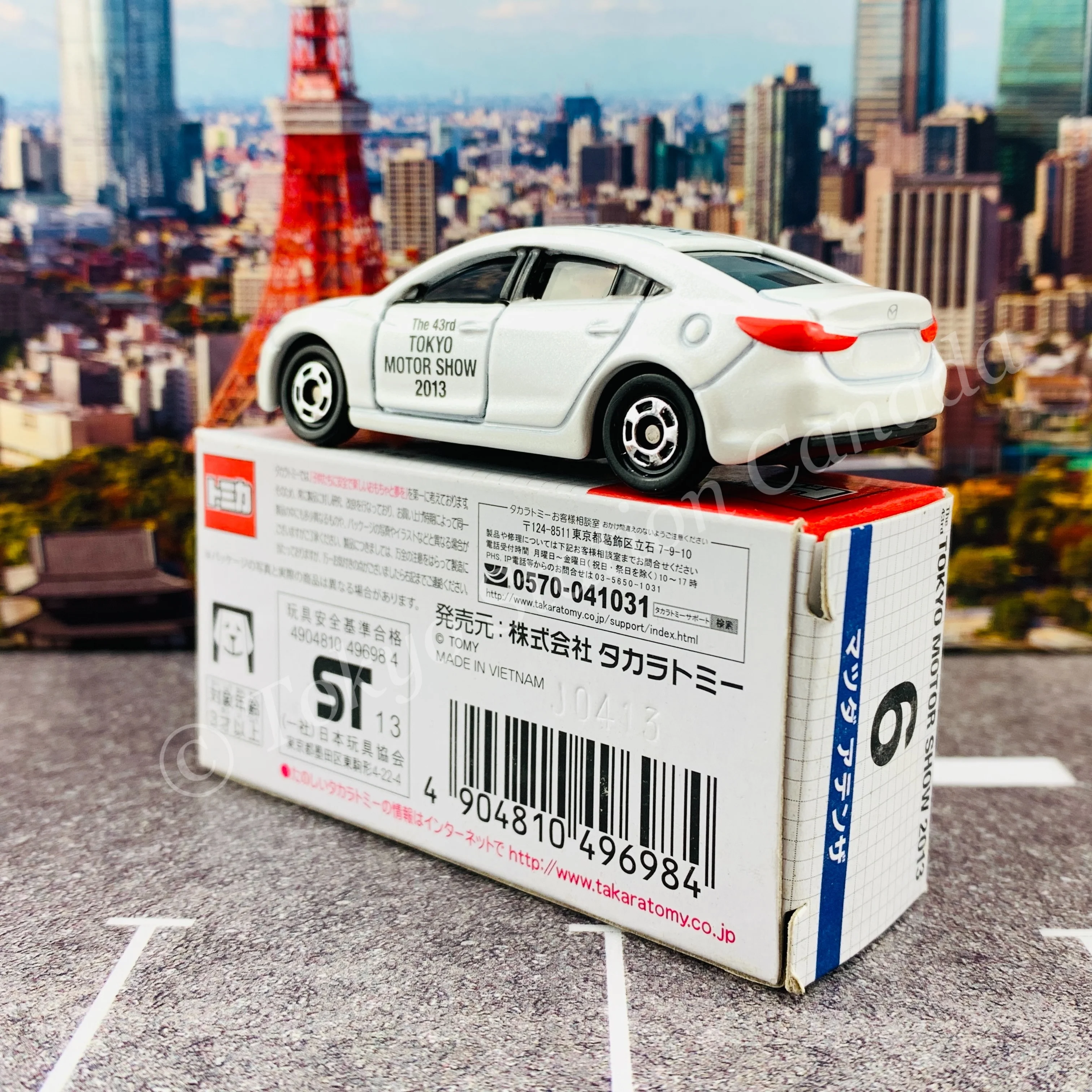 TOMICA The 43rd TOKYO MOTOR SHOW 2013 No. 6 Mazda Atenza 4904810496984 - Image 5