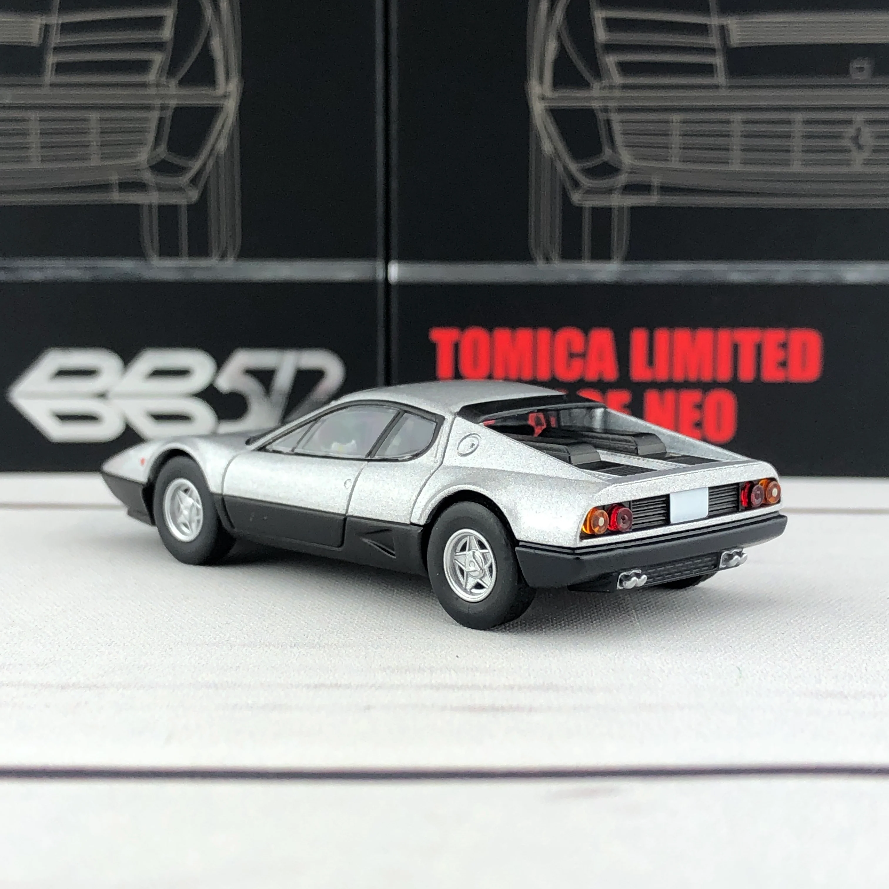 Tomica Tomytec Limited Vintage Neo 1/64 512 BB SILVER (4543736306177) - Image 4