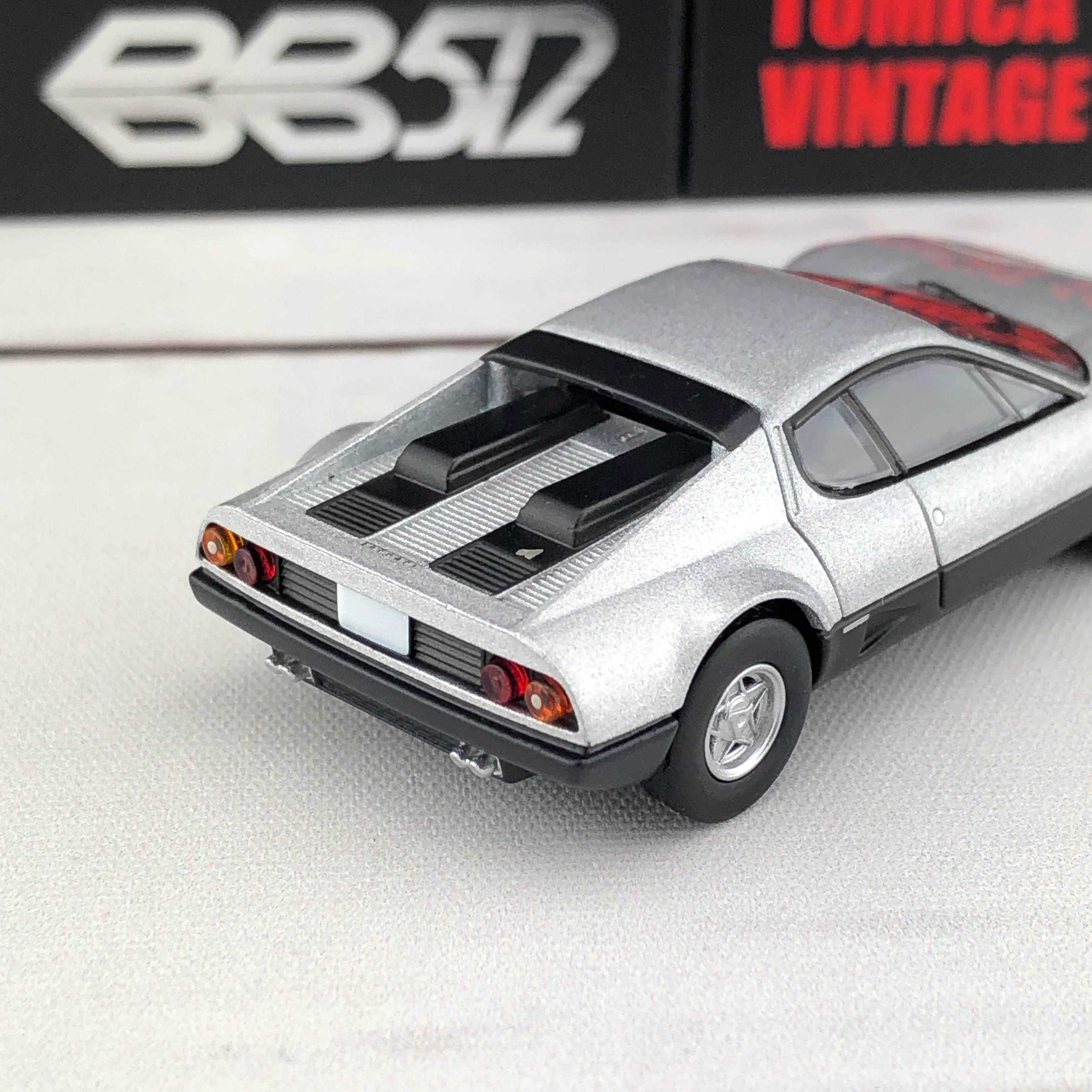 Tomica Tomytec Limited Vintage Neo 1/64 512 BB SILVER (4543736306177) - Image 5