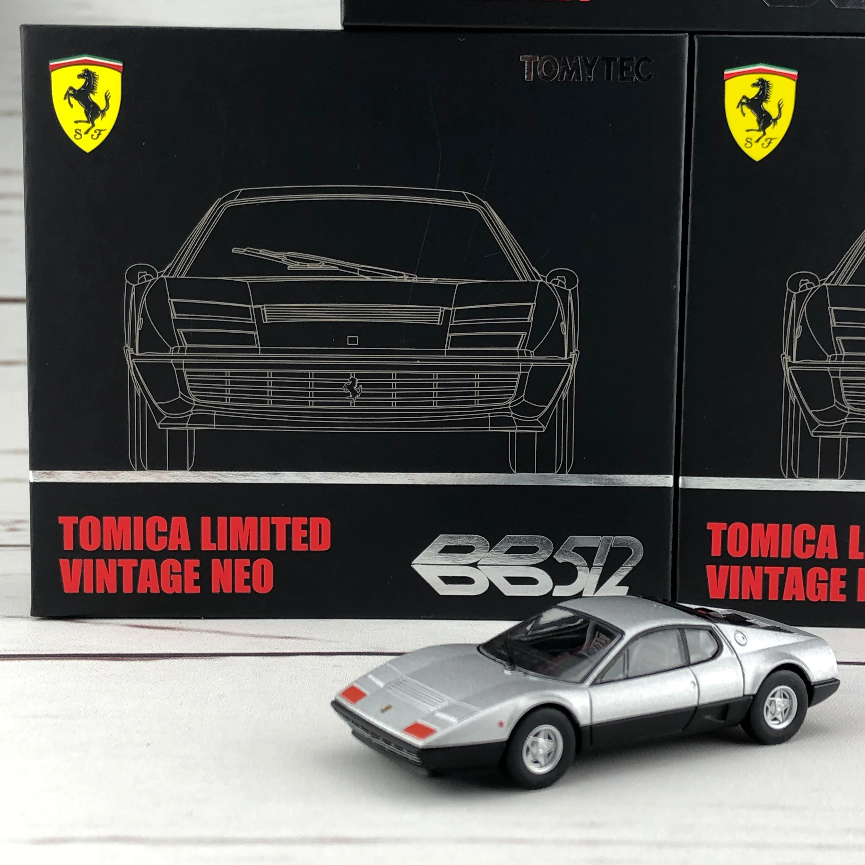 Tomica Tomytec Limited Vintage Neo 1/64 512 BB SILVER (4543736306177) - Image 7