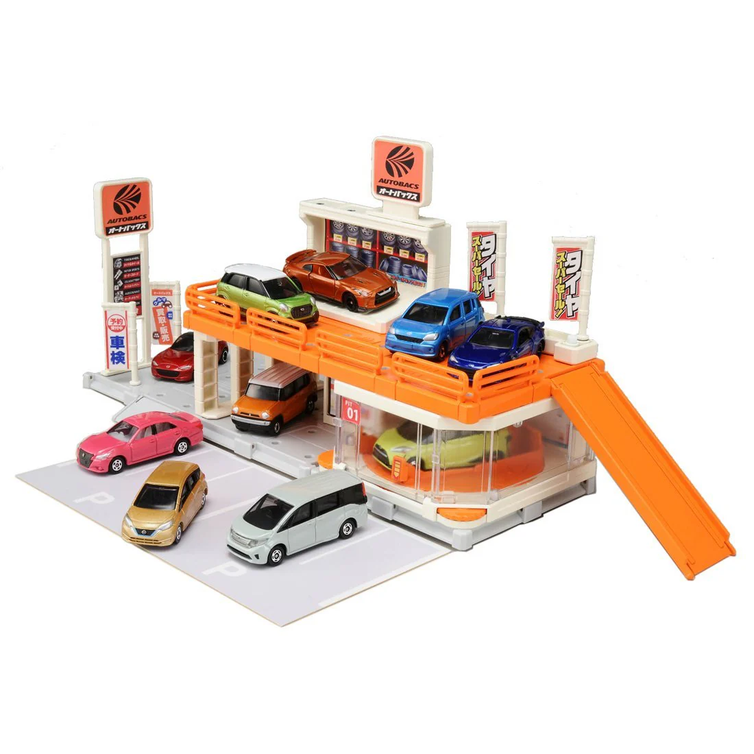 TOMICA Town Town Build City Autobacs - Image 6