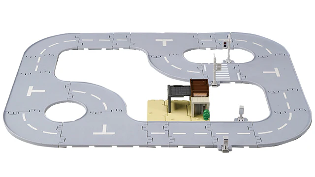 TOMICA TOWN Connectable Road Parts Set (with House) - Image 3