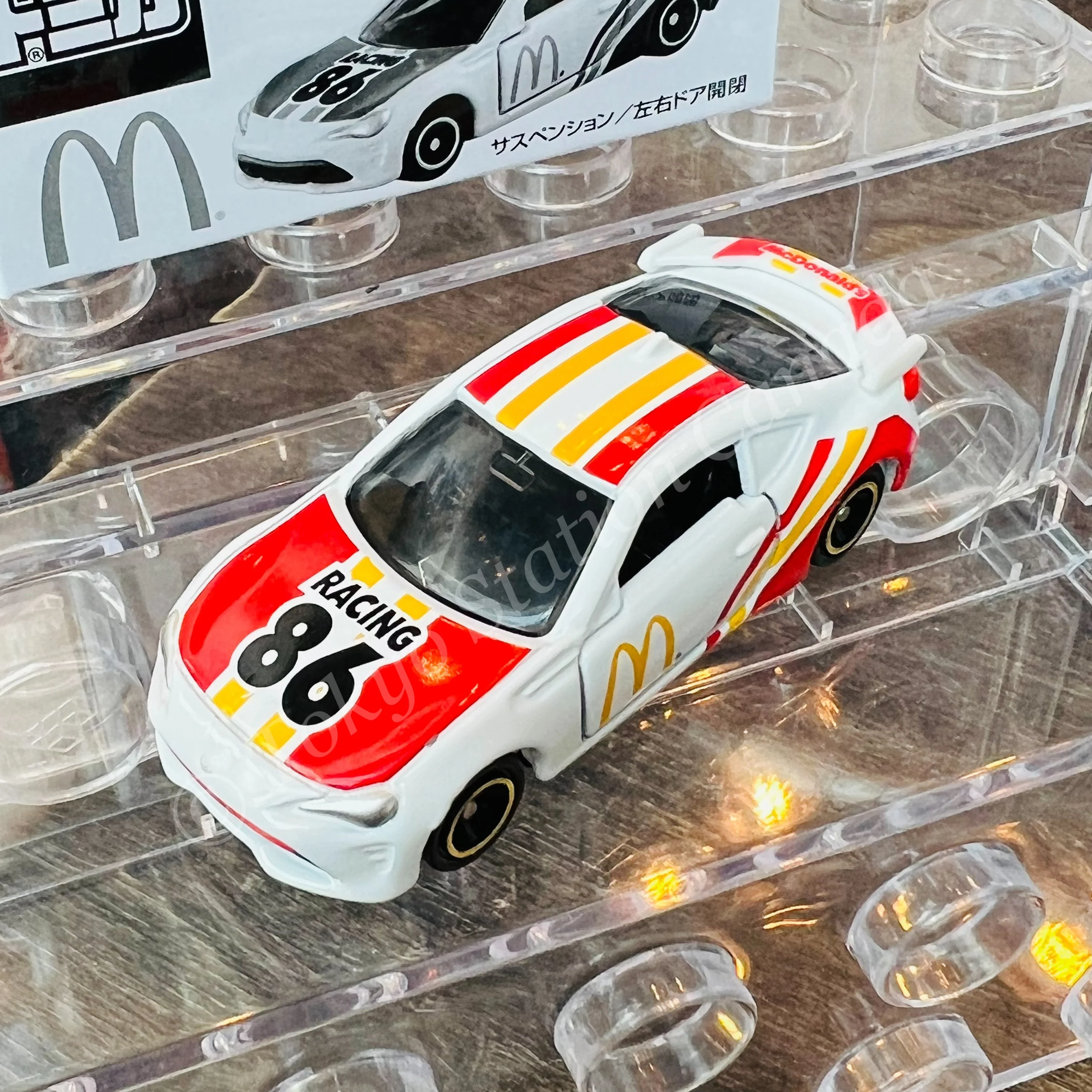 TOMICA Toyota 86 McDonalds Racing Car - Image 2