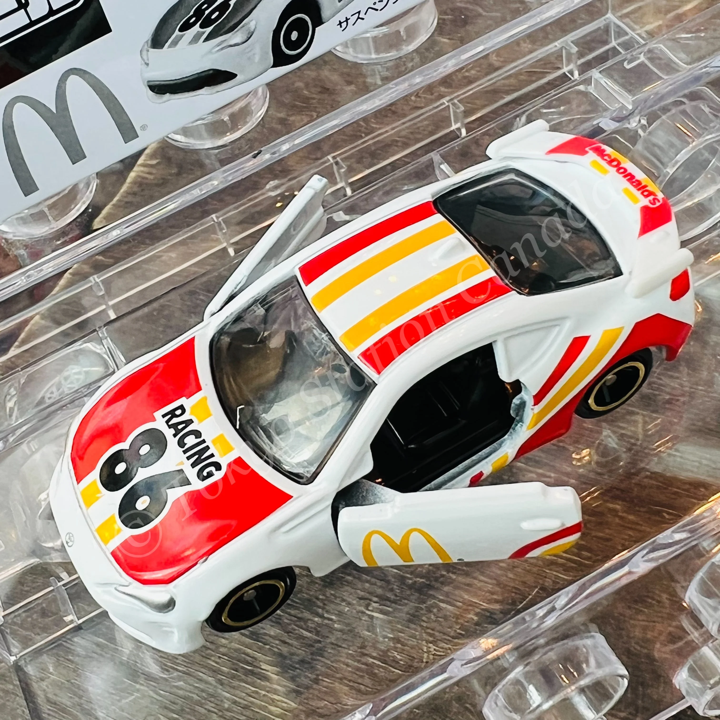 TOMICA Toyota 86 McDonalds Racing Car - Image 6