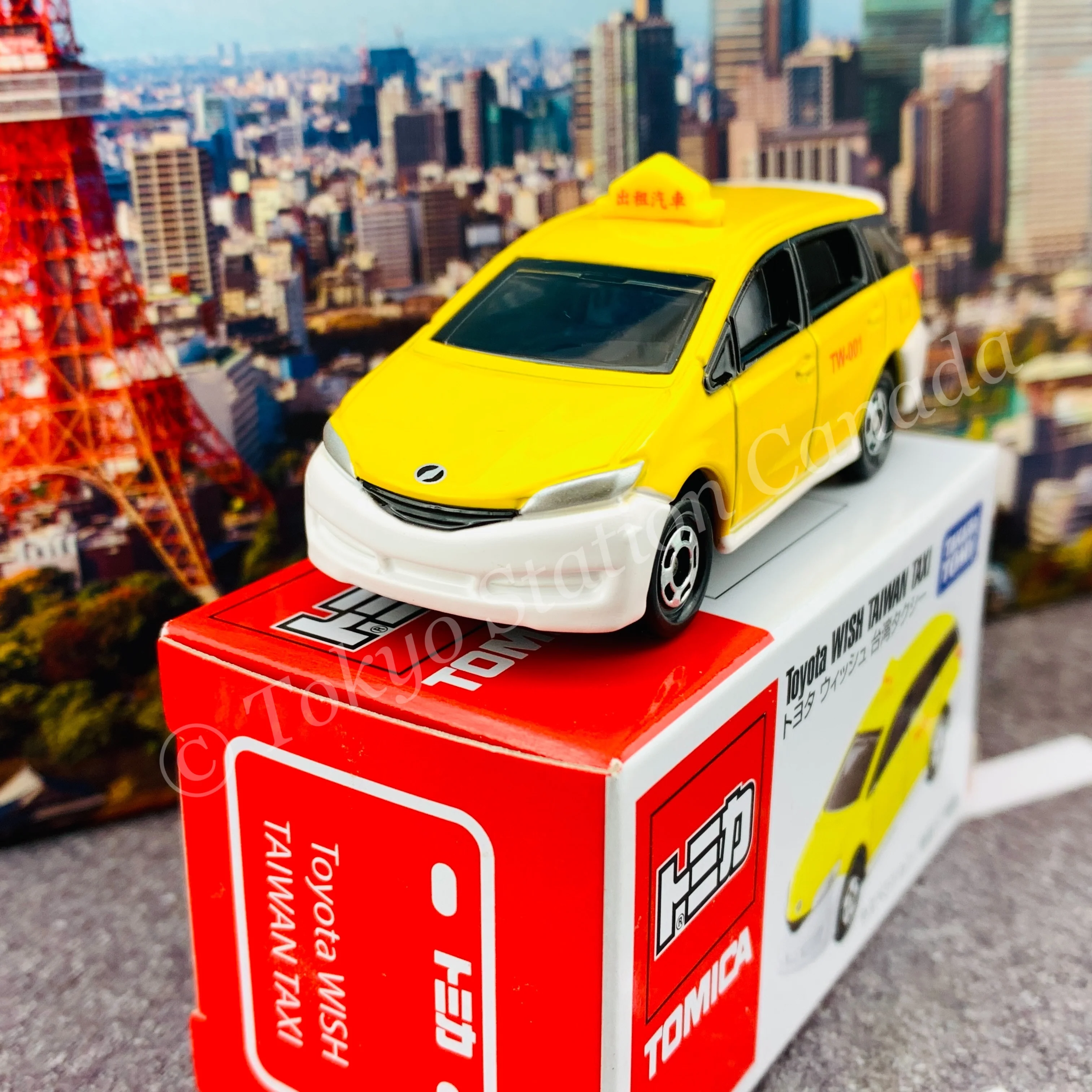 TOMICA Toyota Wish Taiwan Taxi - Image 3