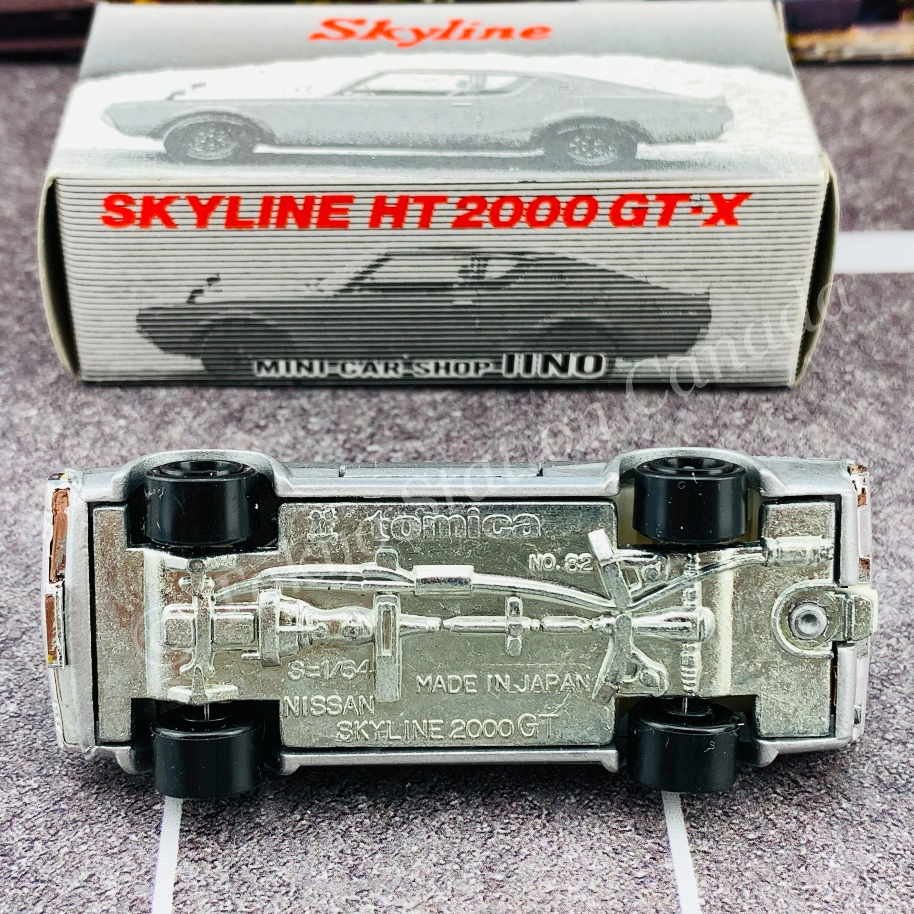 TOMICA x MINI CAR SHOP IINO 1972 Skyline HT 2000 GT-X MADE IN JAPAN - Image 2
