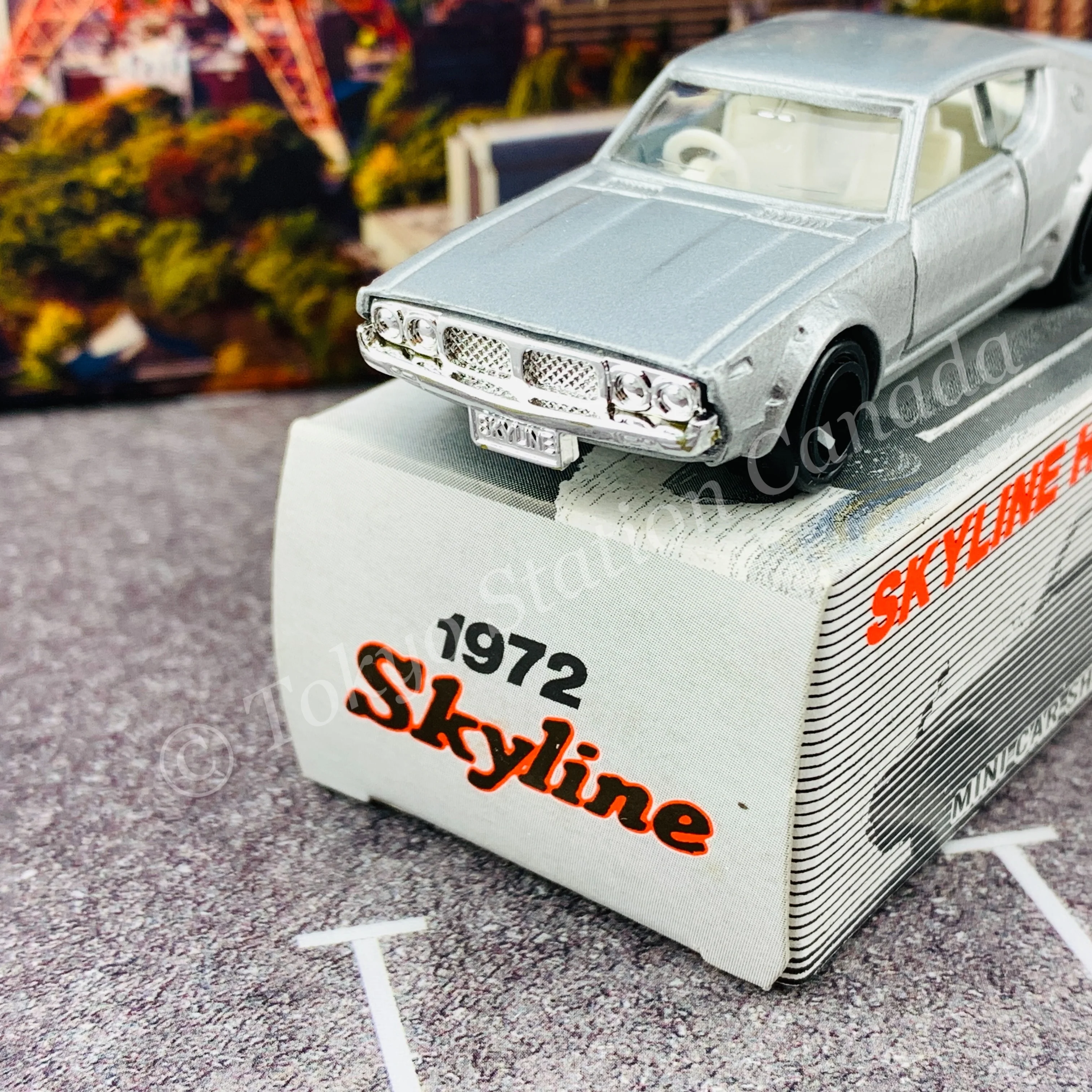 TOMICA x MINI CAR SHOP IINO 1972 Skyline HT 2000 GT-X MADE IN JAPAN - Image 3