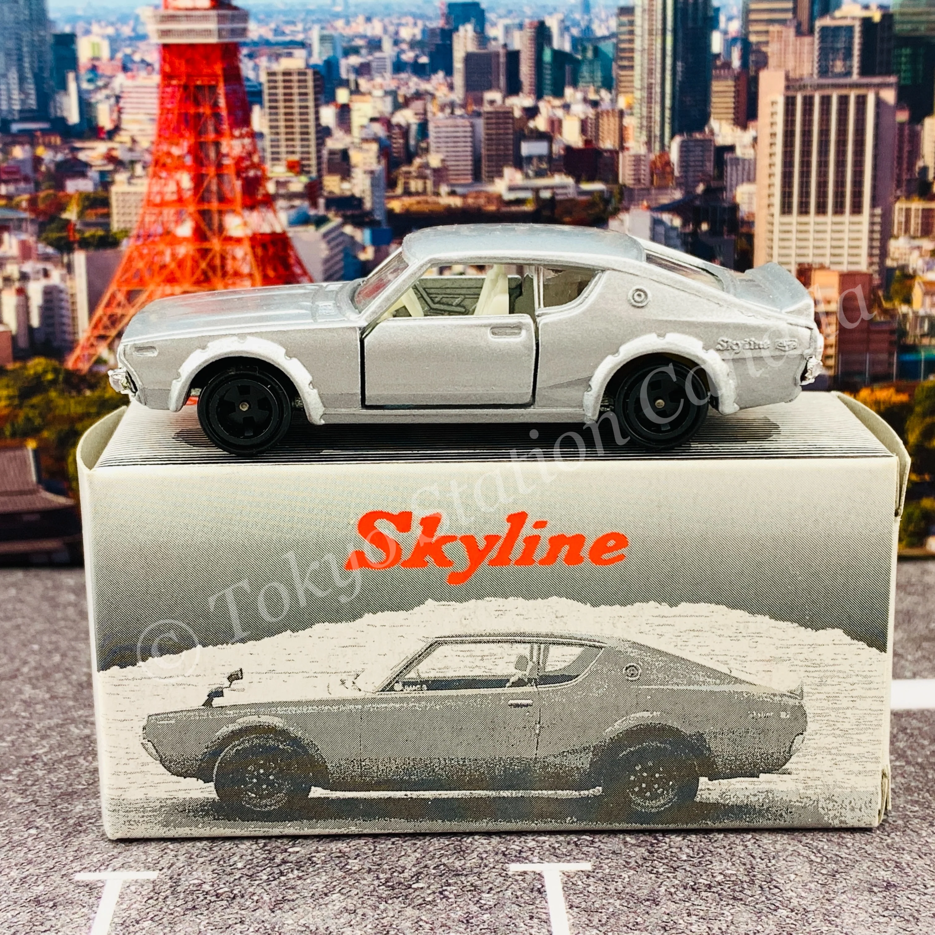 TOMICA x MINI CAR SHOP IINO 1972 Skyline HT 2000 GT-X MADE IN JAPAN - Image 4
