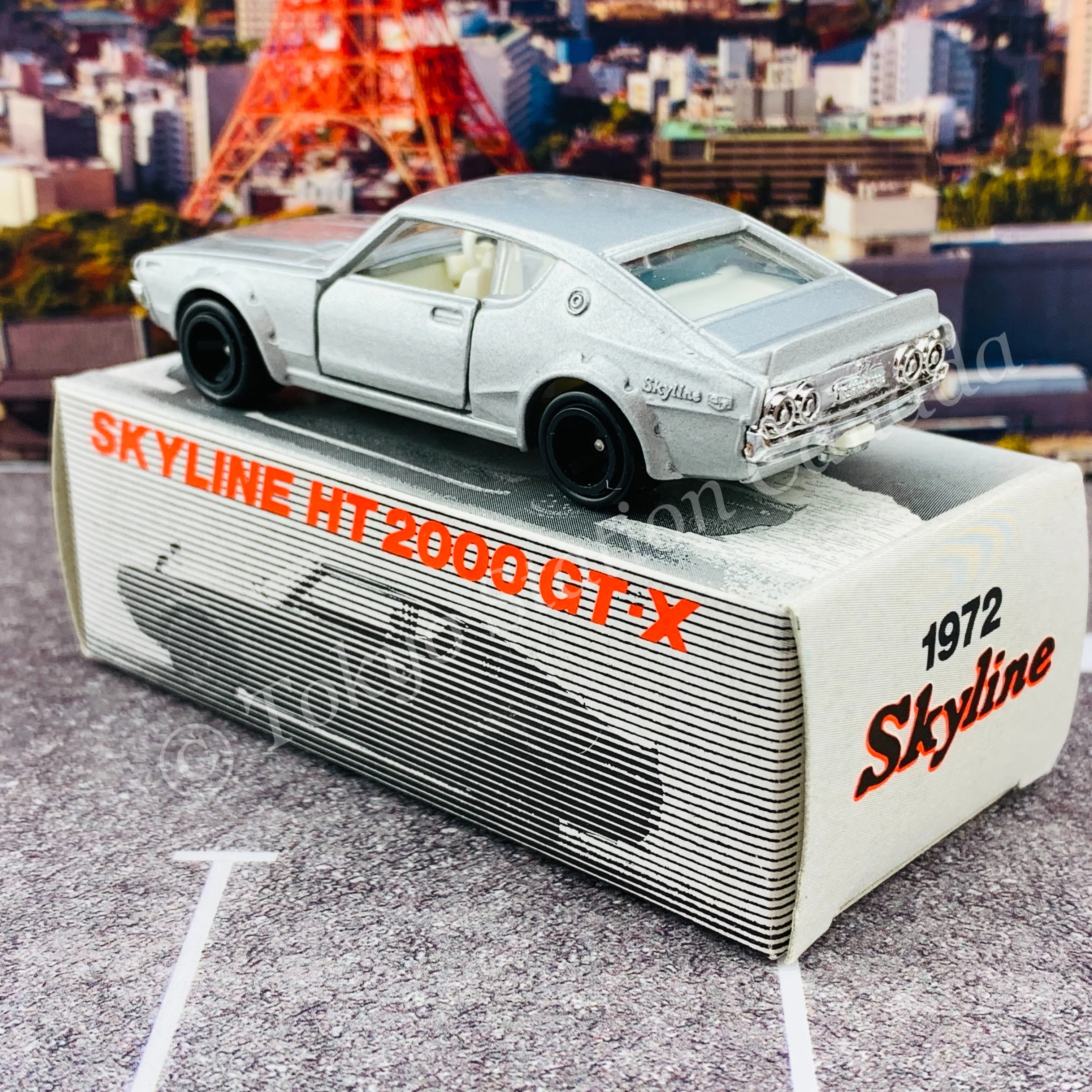 TOMICA x MINI CAR SHOP IINO 1972 Skyline HT 2000 GT-X MADE IN JAPAN - Image 6