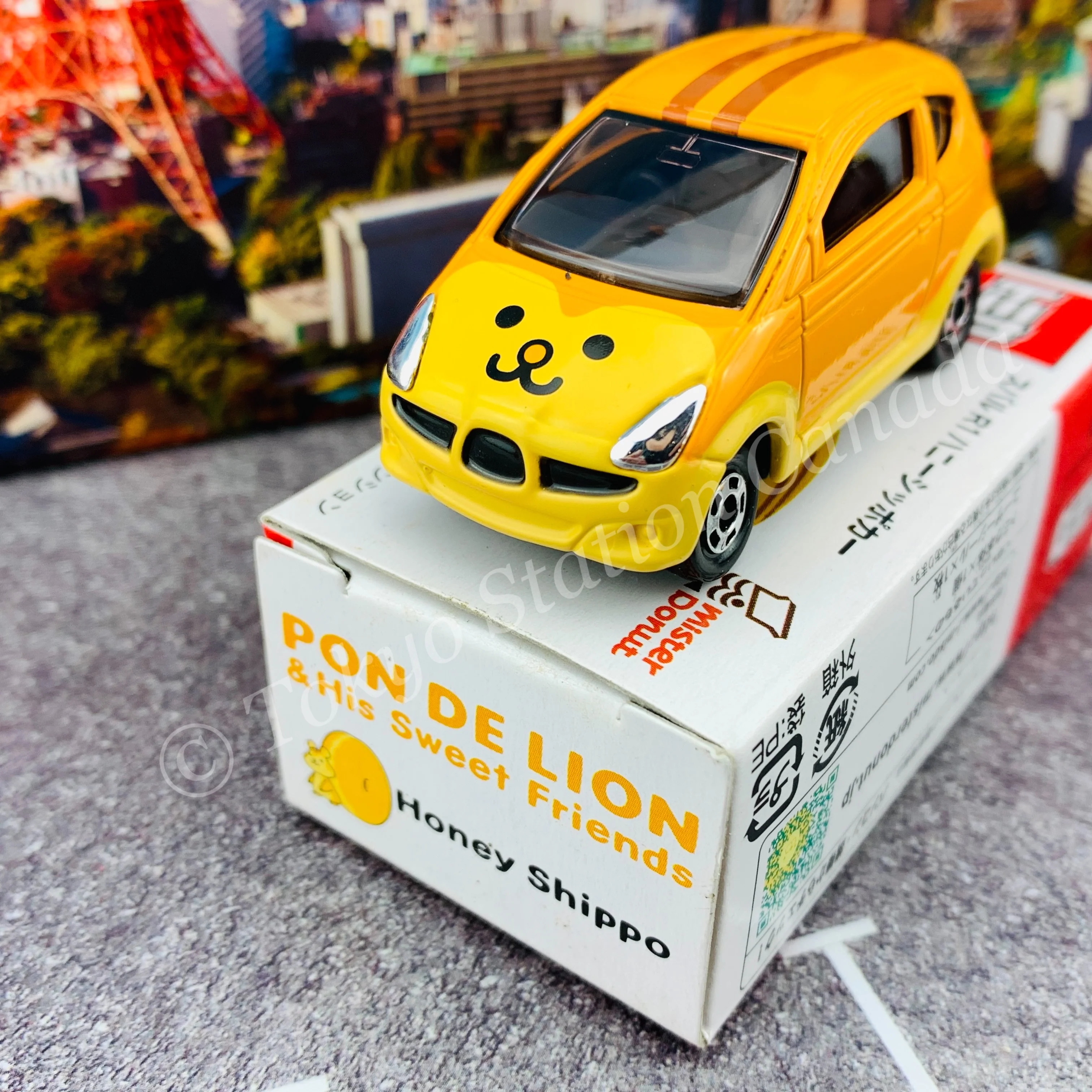 TOMICA x PON DE LION & His Sweet Friends - Honey Shippo (Subaru R1) Presented by Mister Donut - Image 2