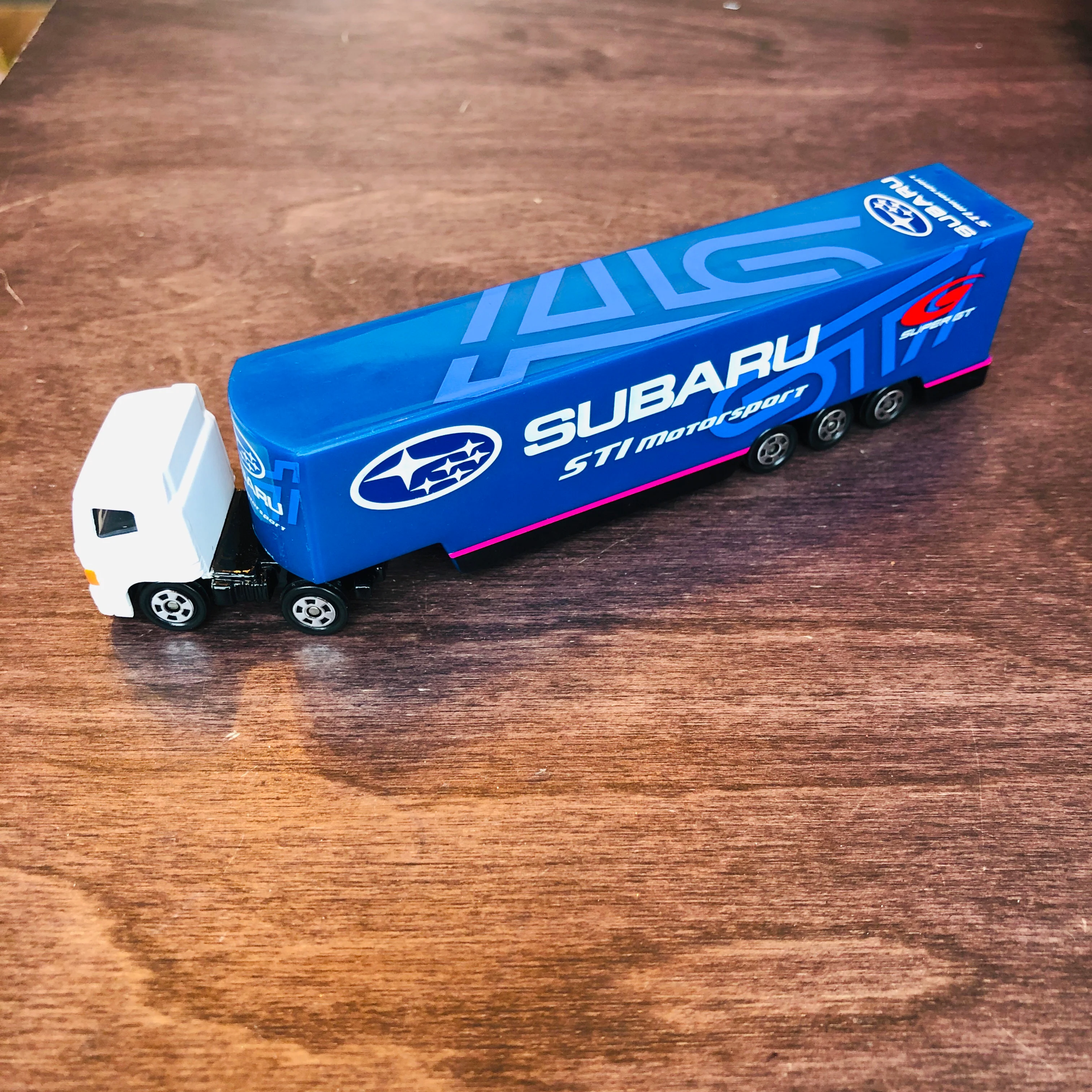 TOMICA x TOYSRUS Japan Subaru STI Motorsport Transporter - Image 2