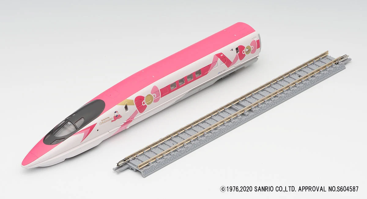 TOMIX FIRST CAR MUSEUM JR 500 Sanyo SHINKANSEN "Hello Kitty SHINKANSEN" FMC-01 - Image 2