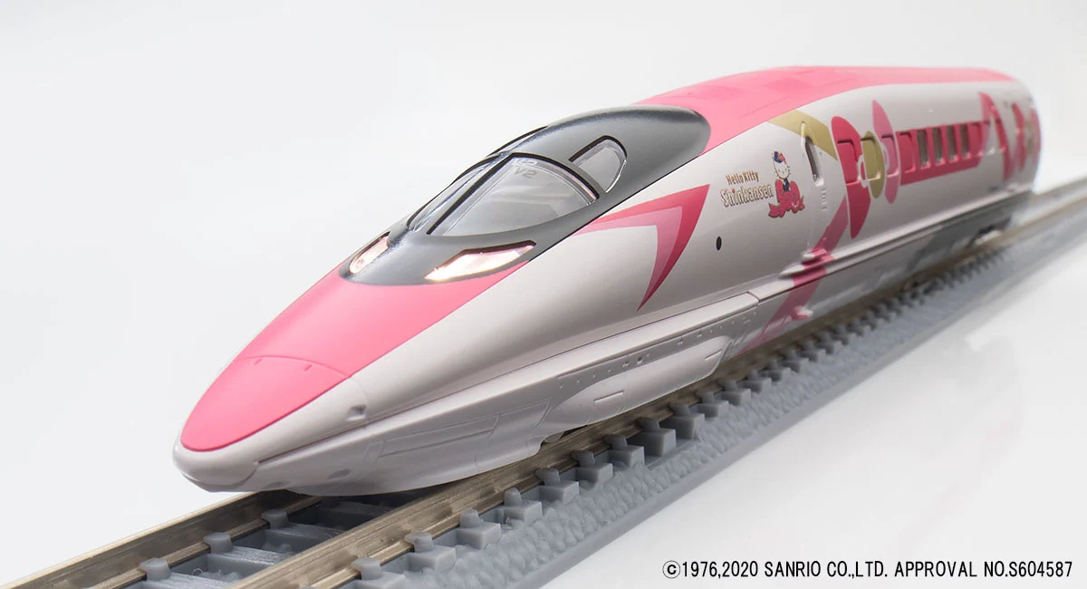 TOMIX FIRST CAR MUSEUM JR 500 Sanyo SHINKANSEN "Hello Kitty SHINKANSEN" FMC-01 - Image 3