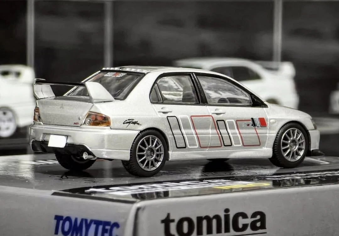 TOMYTEC TLVN 1/64 Mitsubishi Lancer GSR Evolution IX MR Ralliart IDE 2025 Exclusive Model - Image 2
