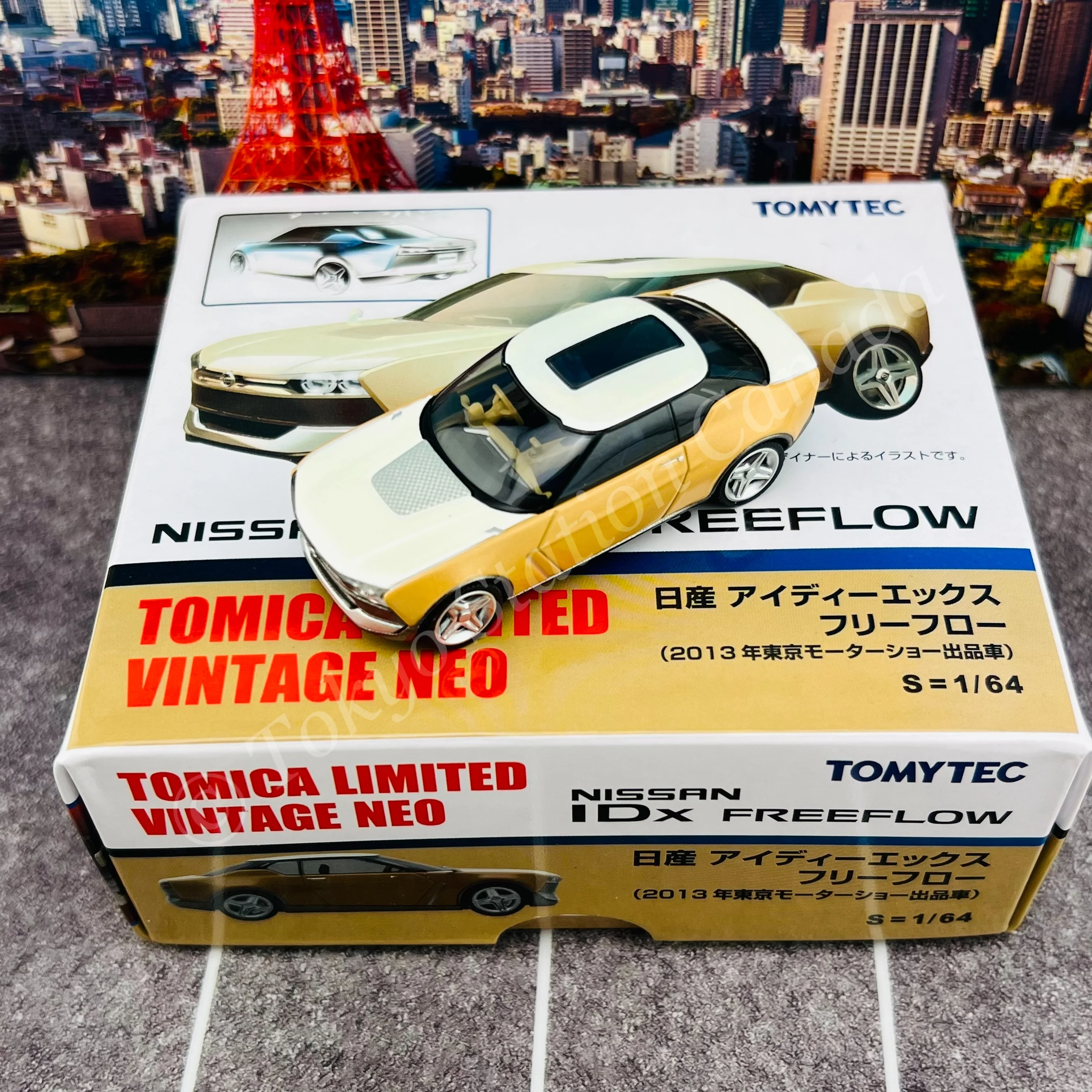 TOMYTEC TLVN 1/64 Nissan IDX FREEFLOW (2013 Tokyo Motor Show Exhibition Vehicle) - Image 2