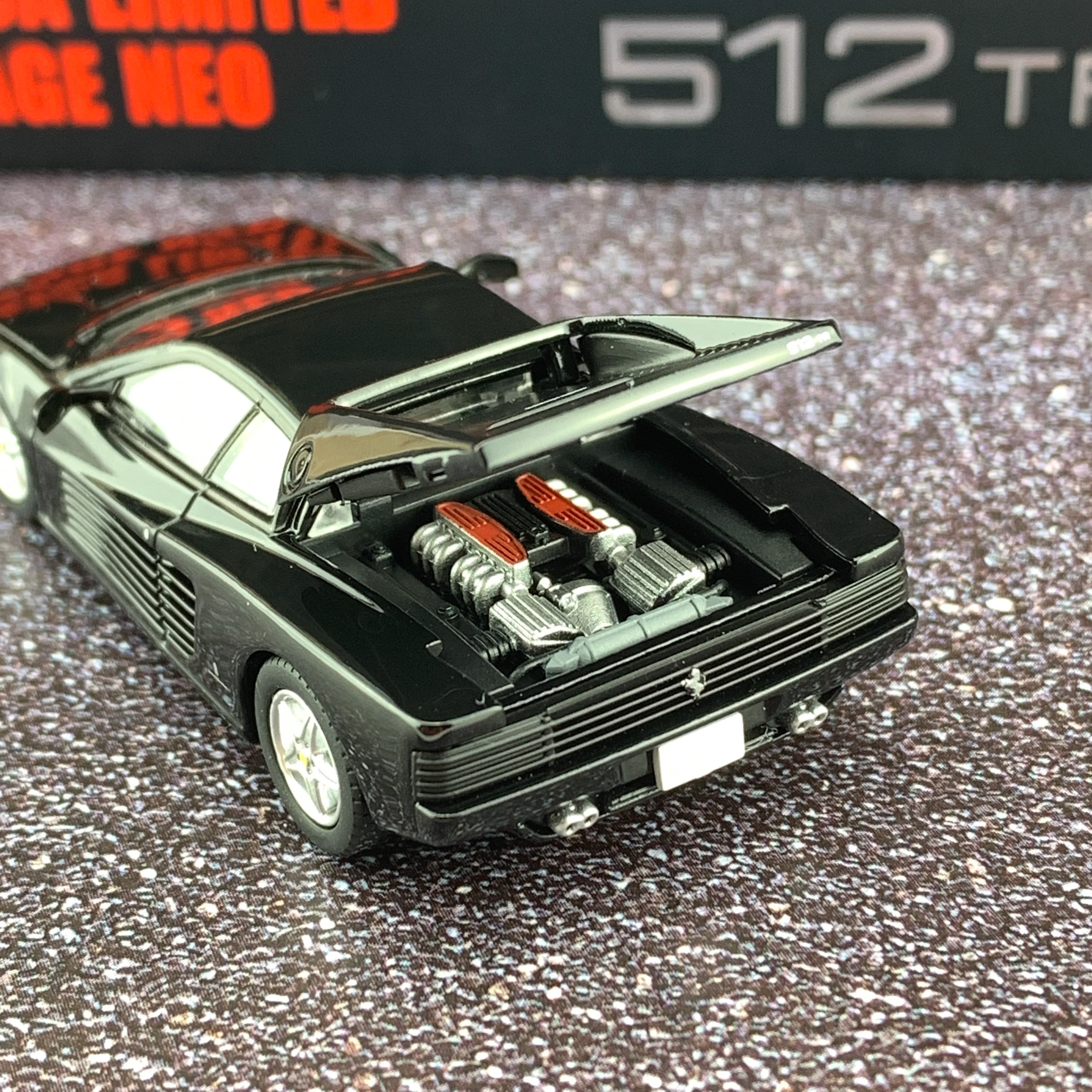Tomytec Tomica Limited Vintage Neo 1/64 Ferrari 512TR Black - Image 5