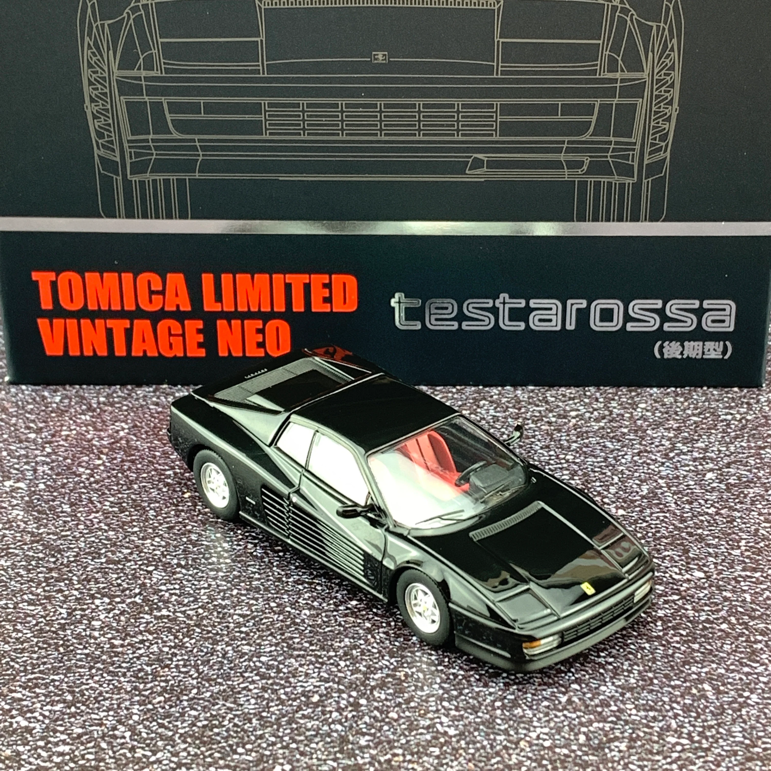 Tomytec Tomica Limited Vintage Neo 1/64 Ferrari Testarossa (BLACK) 4543736306214 - Image 5
