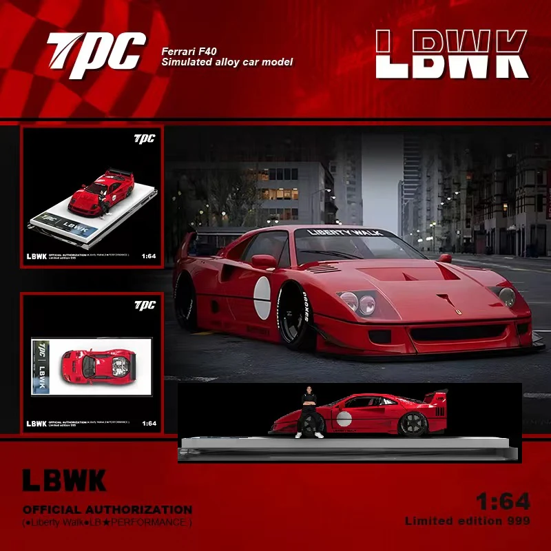 TPC 1/64 LBWK F40 RED with Figurine - Image 7