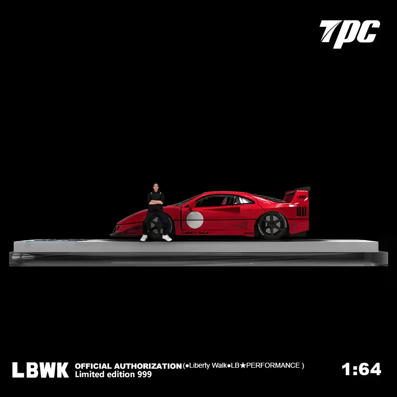 TPC 1/64 LBWK F40 RED with Figurine - Image 8