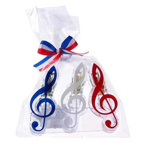 Tricolor Treb Clip Set of 3pcs - Image 3