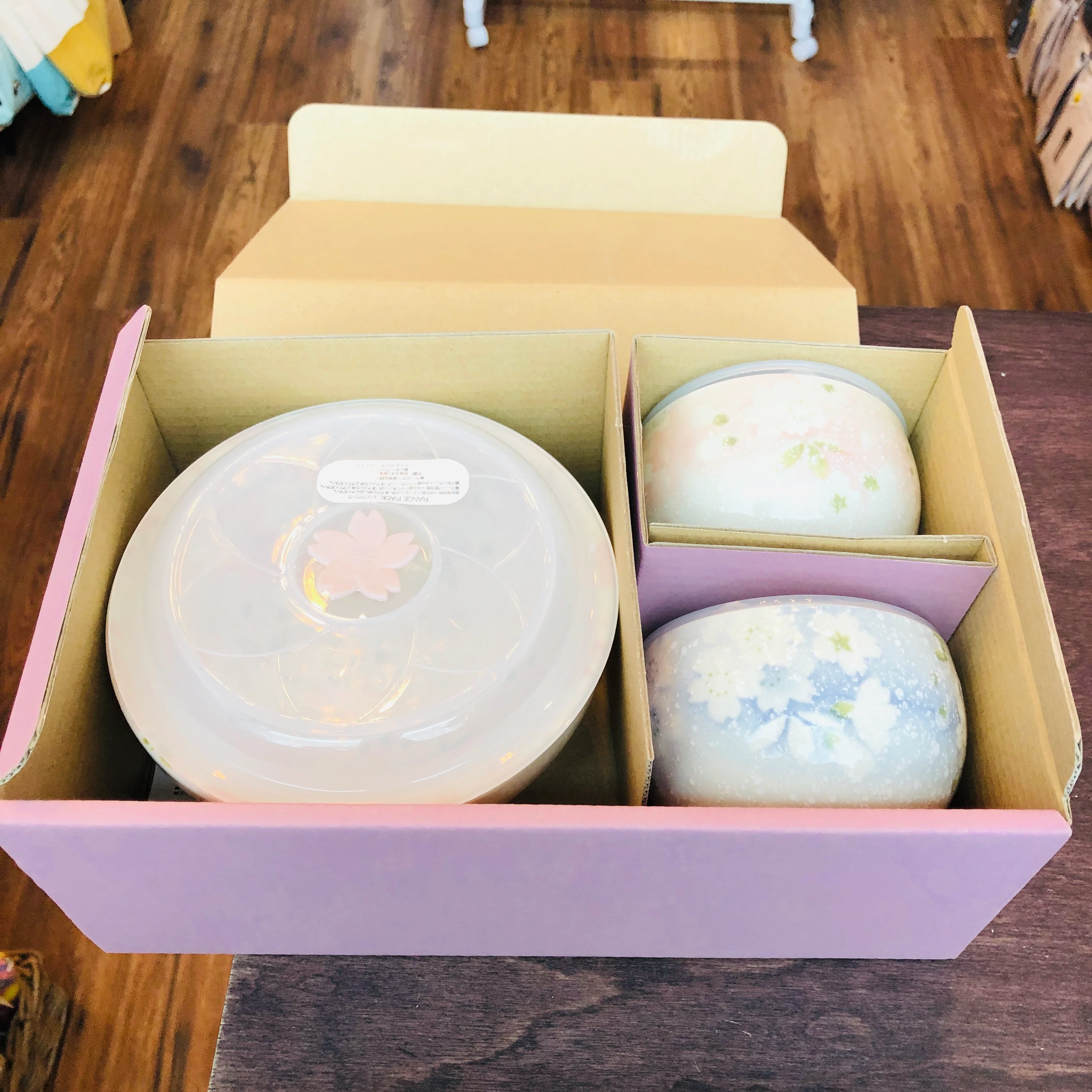Uno Chiyo Porcelain Bowl with Lid set of 3 pcs by Aito Japan 272-686 - Image 7