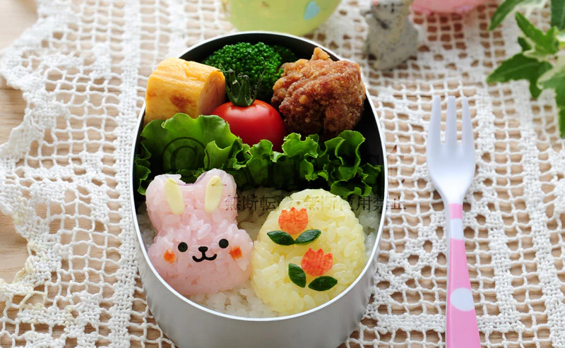 Usagi and Chick Mini × 2 Rice Ball Maker Set A-76901 - Image 5