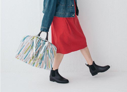 w.p.c Tote / Rain Bag in Pioni cover red - Image 5