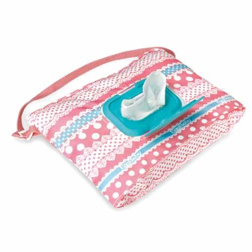 Wet Tissue Pouch - Pink Lace - Image 2