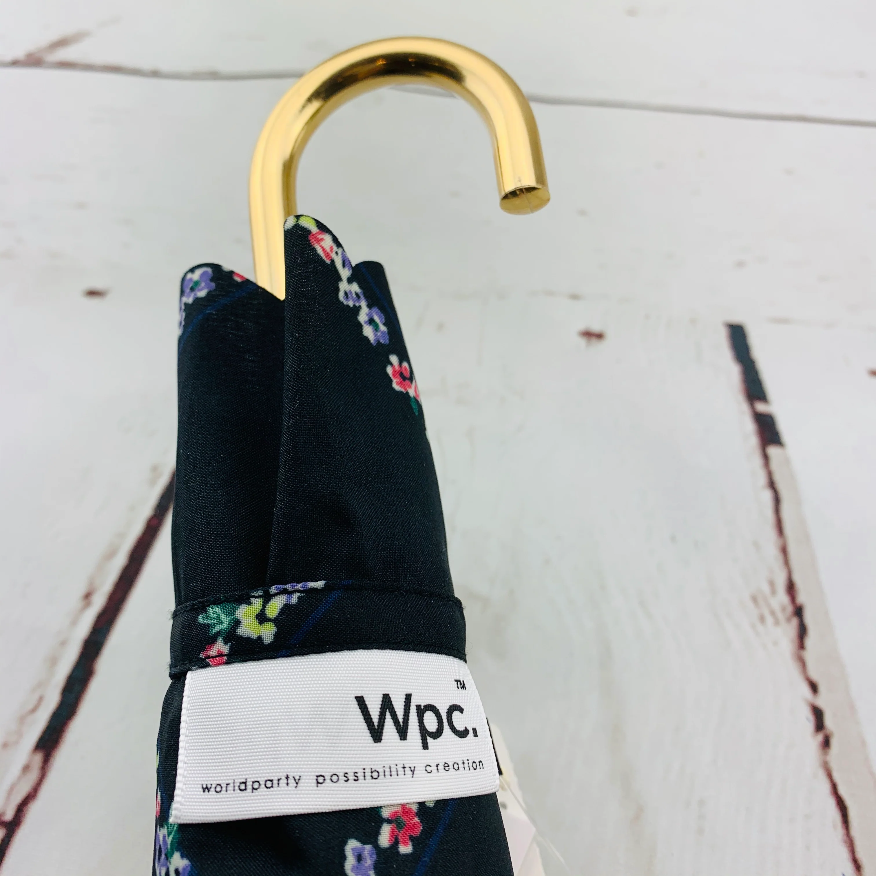 Wpc. Folding Umbrella with storage bag 1726-019 BK - Image 3