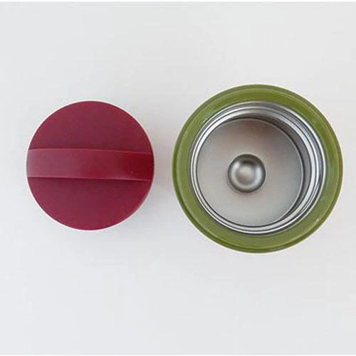 ZELT Stainless Steel Food Container - Small Red - Image 2