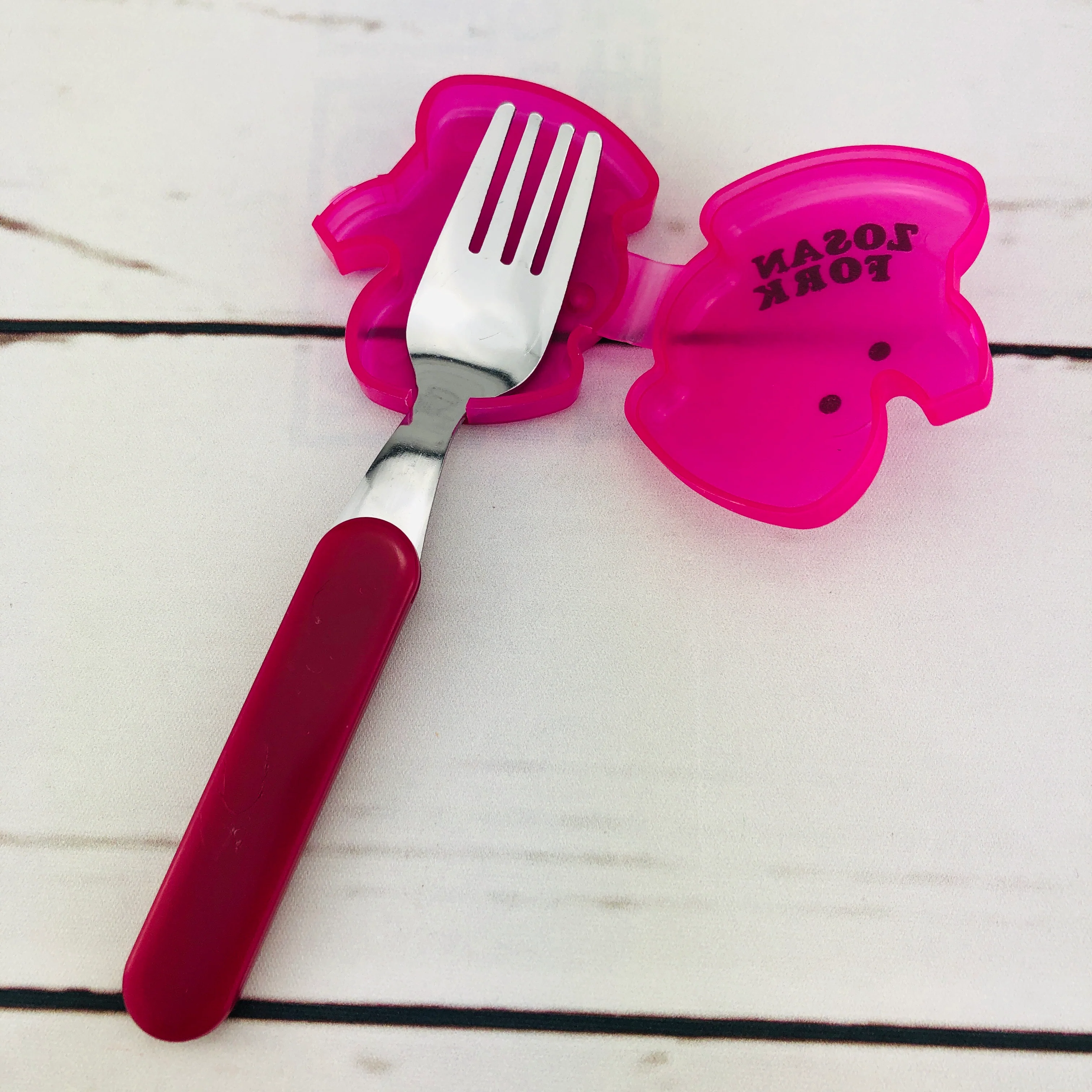 ZOSAN Fork with cover - Pink - Image 2