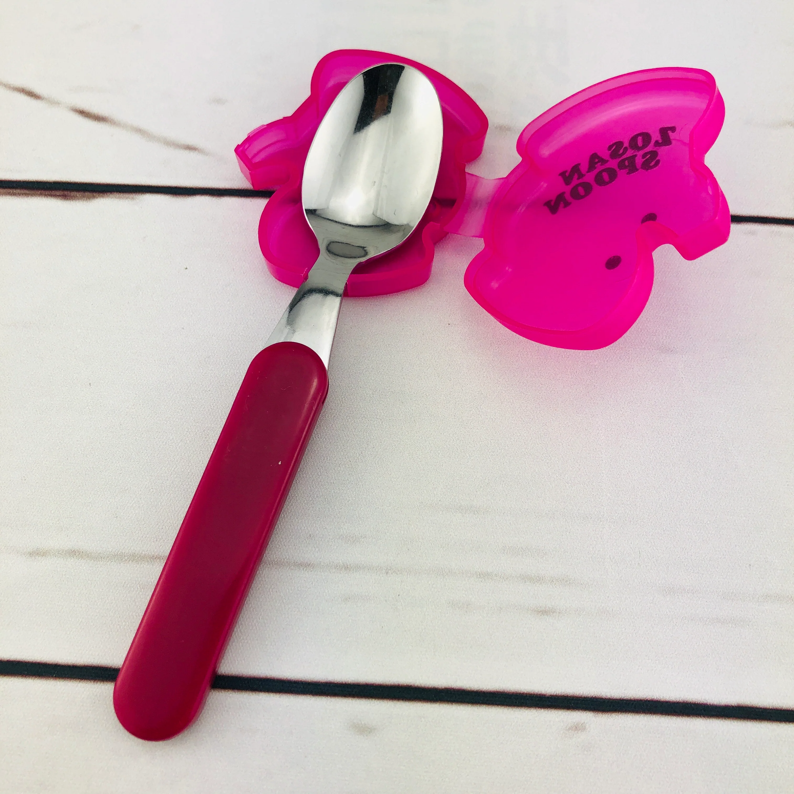 ZOSAN Spoon with cover - Pink - Image 2