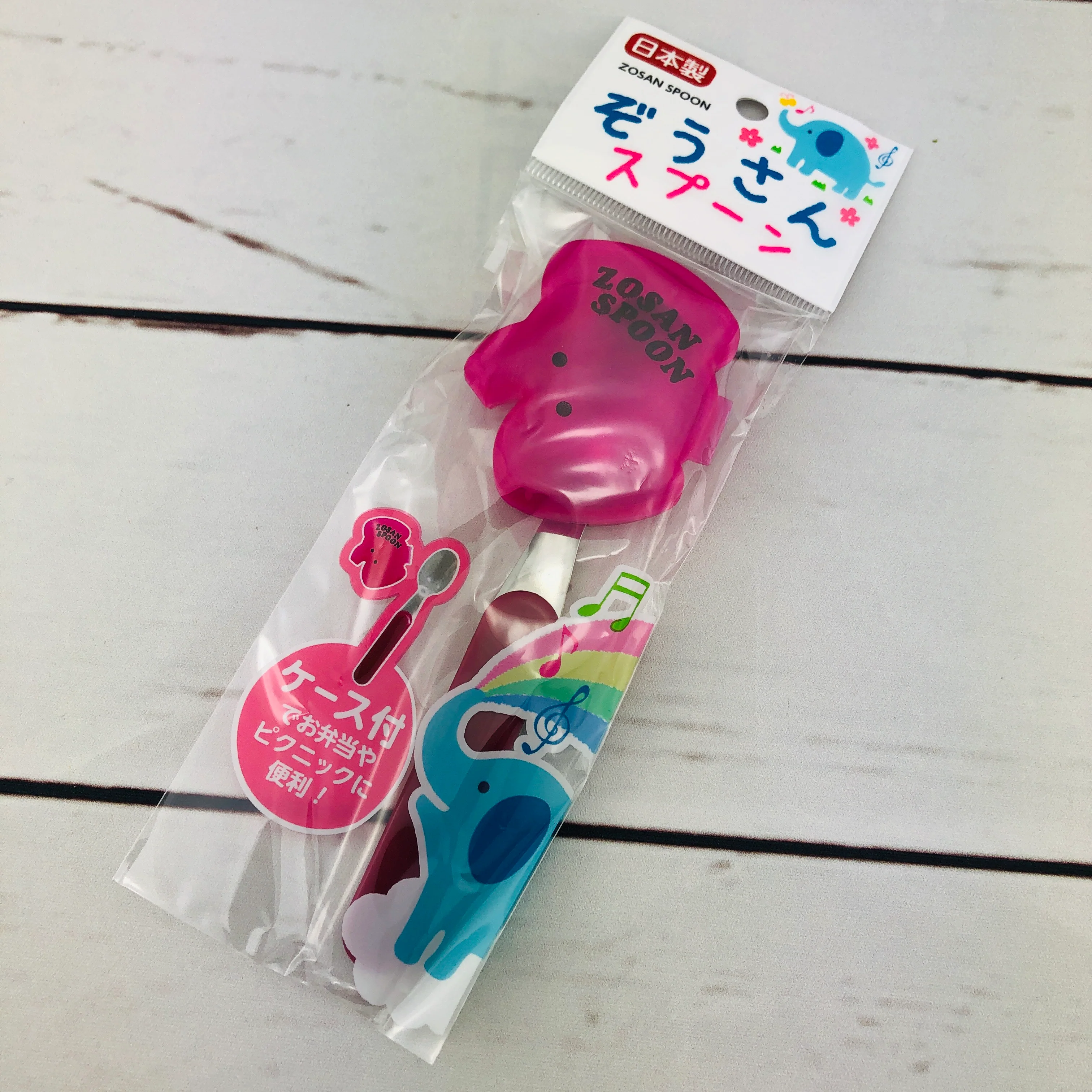 ZOSAN Spoon with cover - Pink - Image 4