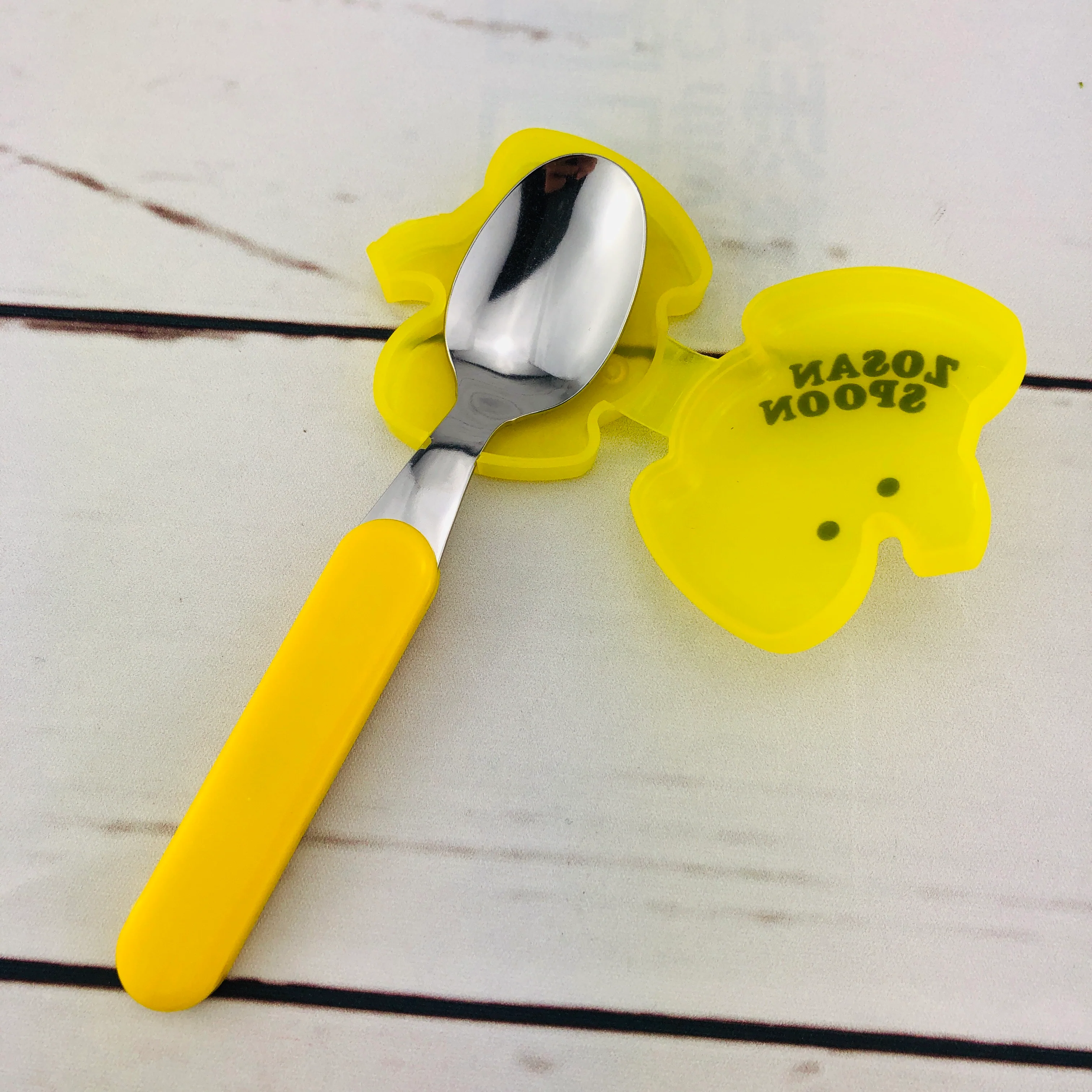 ZOSAN Spoon with cover - Yellow - Image 2